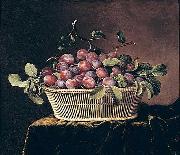 unknow artist, Basket of Plums